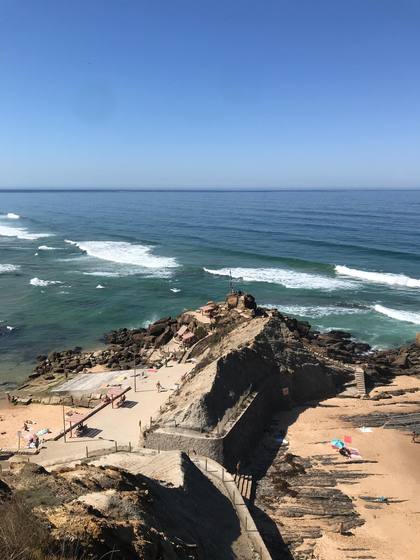 Waves on the Silveira coast